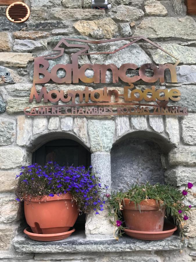 B&B Balancon Mountain Lodge Torgnon Dış mekan fotoğraf
